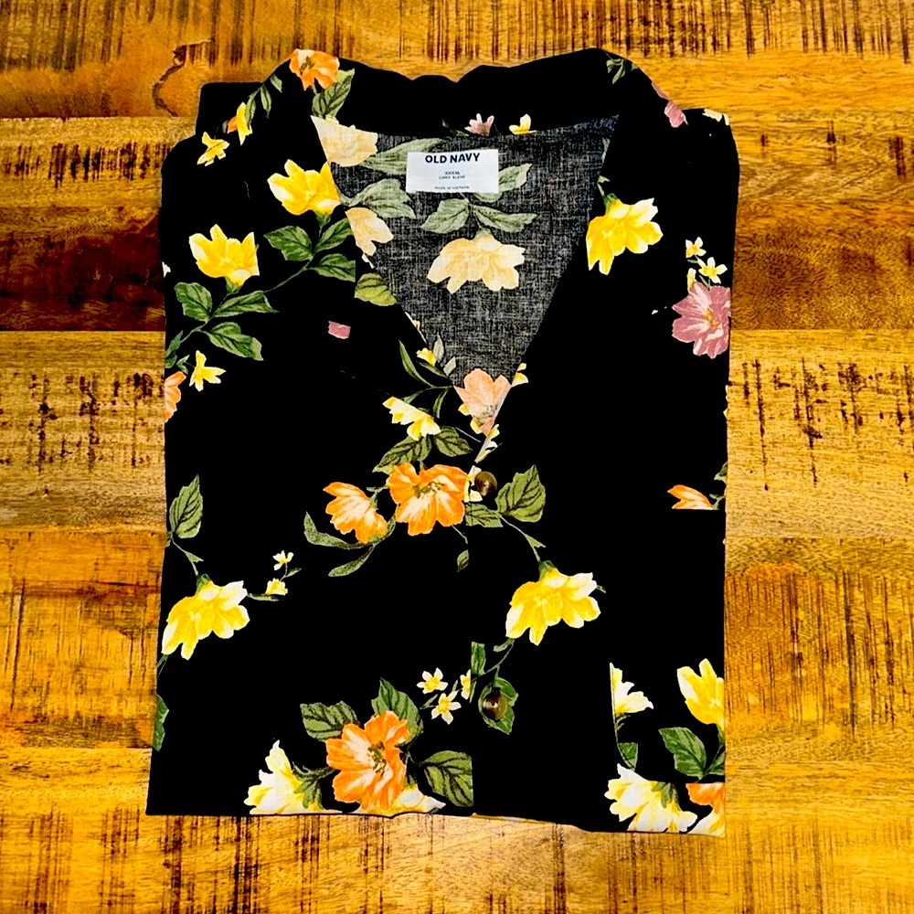 Old navy Black/Floral 4XL